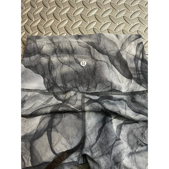 Lululemon Athletica Wunder Under High Rise Legging Midnight Tulle Multi Black‎ 4 - Picture 5 of 6